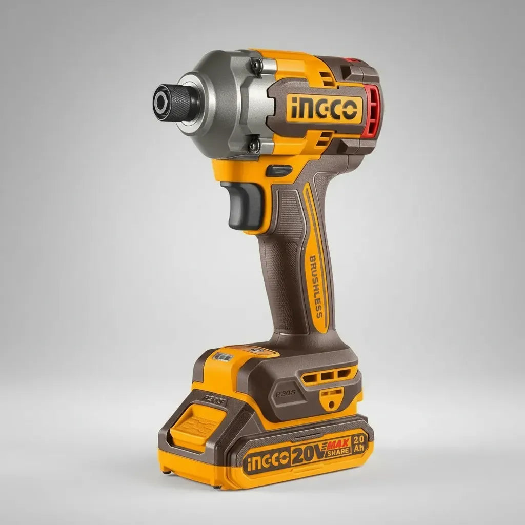 Atornillador Impacto Bl Ingco +2 Bat 2ah Y Carg 1/4" 20v/285nm
