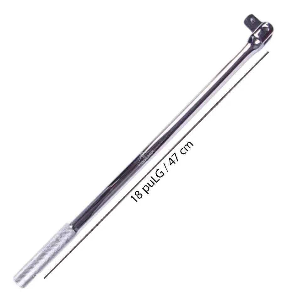 Barrote - Barra De Fuerza 18 Pulgadas Con Cuadrante De 1/2''