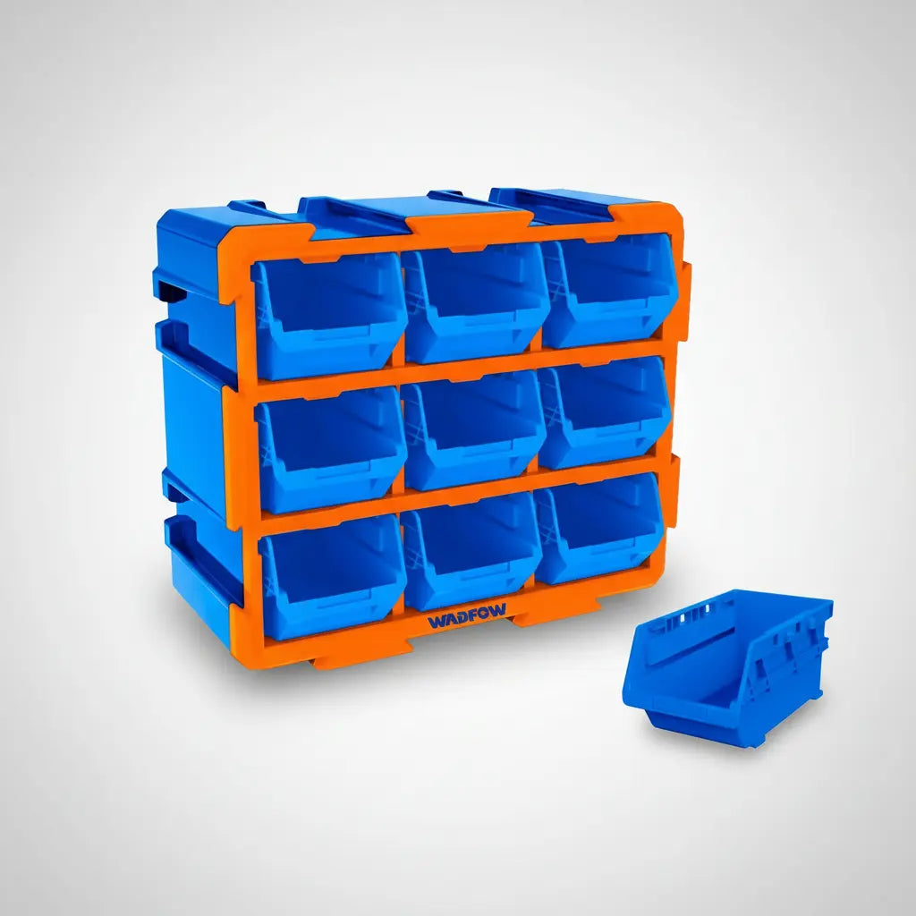 Cajas Organizadoras Apilables Gaveta Plastica Pack9 Unidads