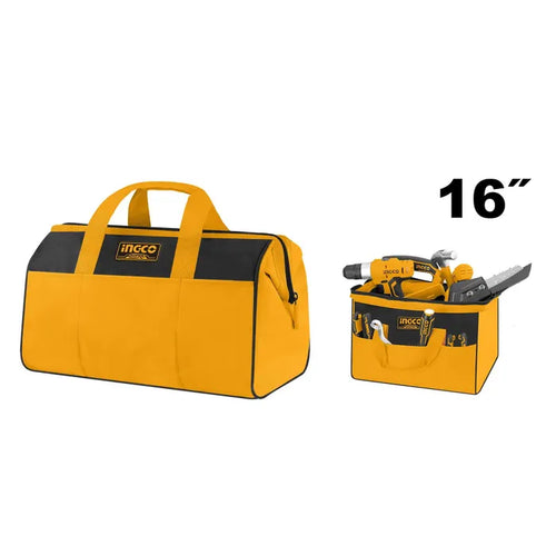 Bolso De Herramientas Ingco 14 Bolsillos 16"