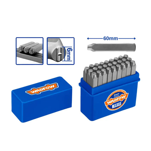 Set Punzones Wadfow Letras Y Simbolos 27 Piezas