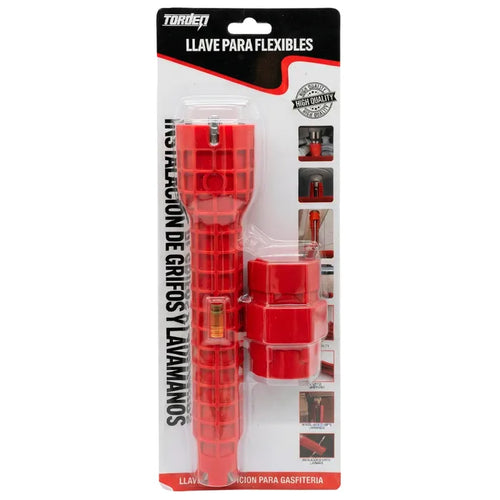 Llave Multifuncional 8 En 1 Gasfiter Plomero Lavaplato Baño