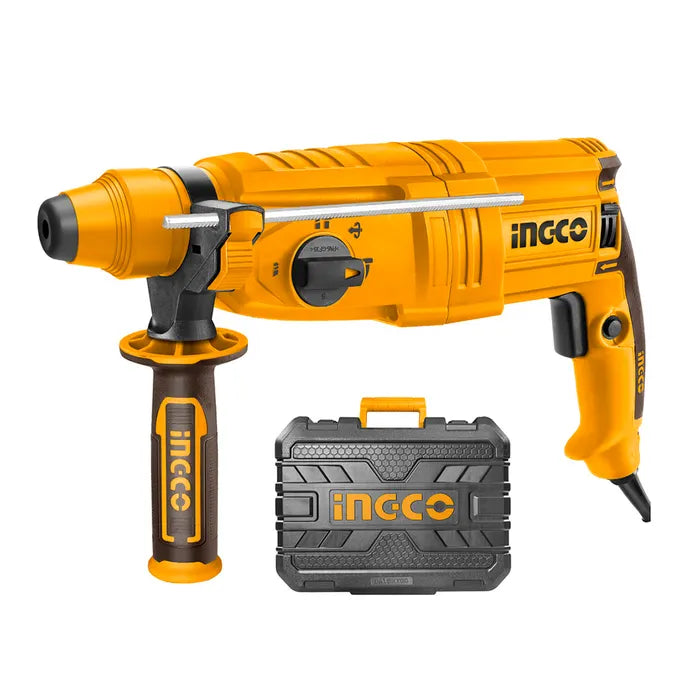 Rotomartillo 800 W Ingco URGH9028 Sds Plus Profesional Con Brocas amarillo