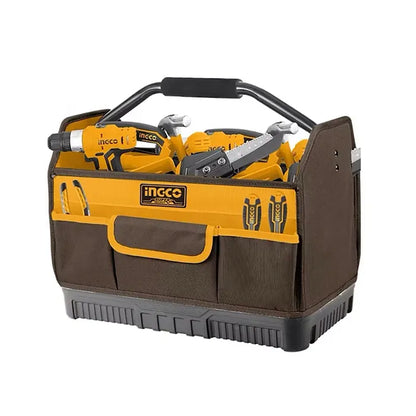 Bolso Industrial Portaherramientas C/ Manilla Ingco Htbgl04 Color Amarillo