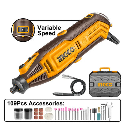 Mini Torno Ingco Electrico + 109 Accesorios 130w