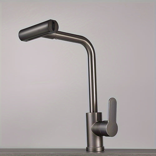 Grifo de Cocina 4 Modos de Agua Giratorio 360° Acero Inoxidable