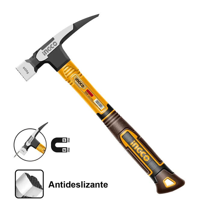 Martillo P/ Andamio Trinquete Andamiero 600g Ingco Hch81060