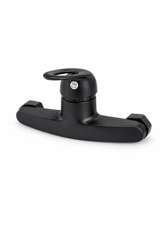 Llave Monomando  Negro Mate