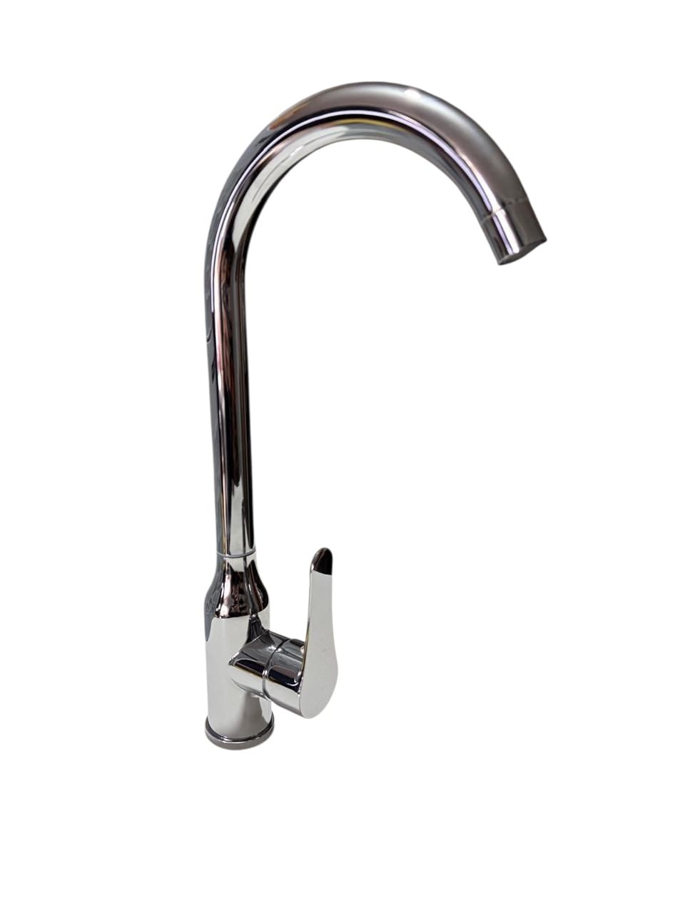 Llave Monomando Lavaplato Inox Acabado Cepillado Color Plateado