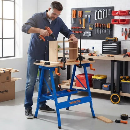 Banco De Trabajo Wadfow Wwe1525, Madera Plegable