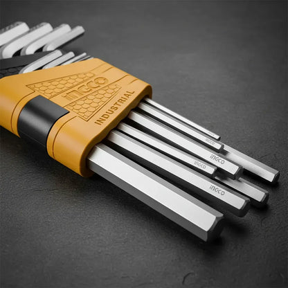 Set Llaves Allen Ingco Industrial 9 Piezas 1.5-10mm