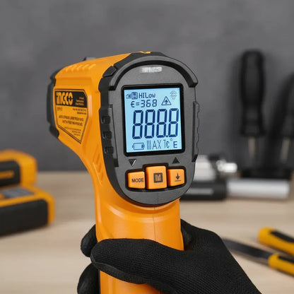 TERMOMETRO INFRARROJO DIGITAL INGCO -50°C/450ºC #HIT0155028