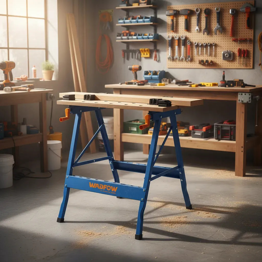 Banco De Trabajo Wadfow Wwe1525, Madera Plegable