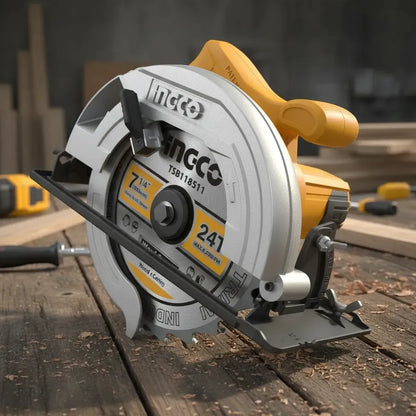 Sierra Circular Ingco Electrica Industrial 7 1/4" 1400w/185mm