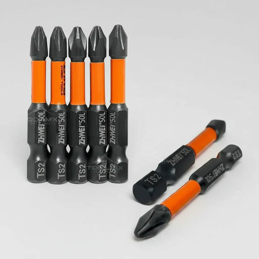 Set 10 Puntas De Impacto Magnéticas Ph2 S2 50mm