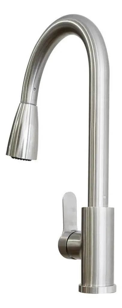 Llave Monomando Lavaplatos Extensible Cromada Moderna