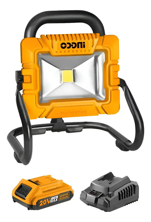 Foco Led Ingco Inalambrico 900-1800lum + Bateria2ah+carg