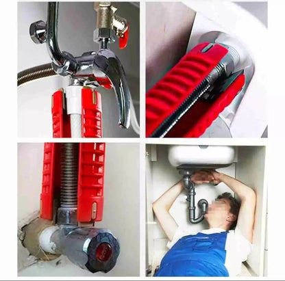Llave Multifuncional 8 En 1 Gasfiter Plomero Lavaplato Baño