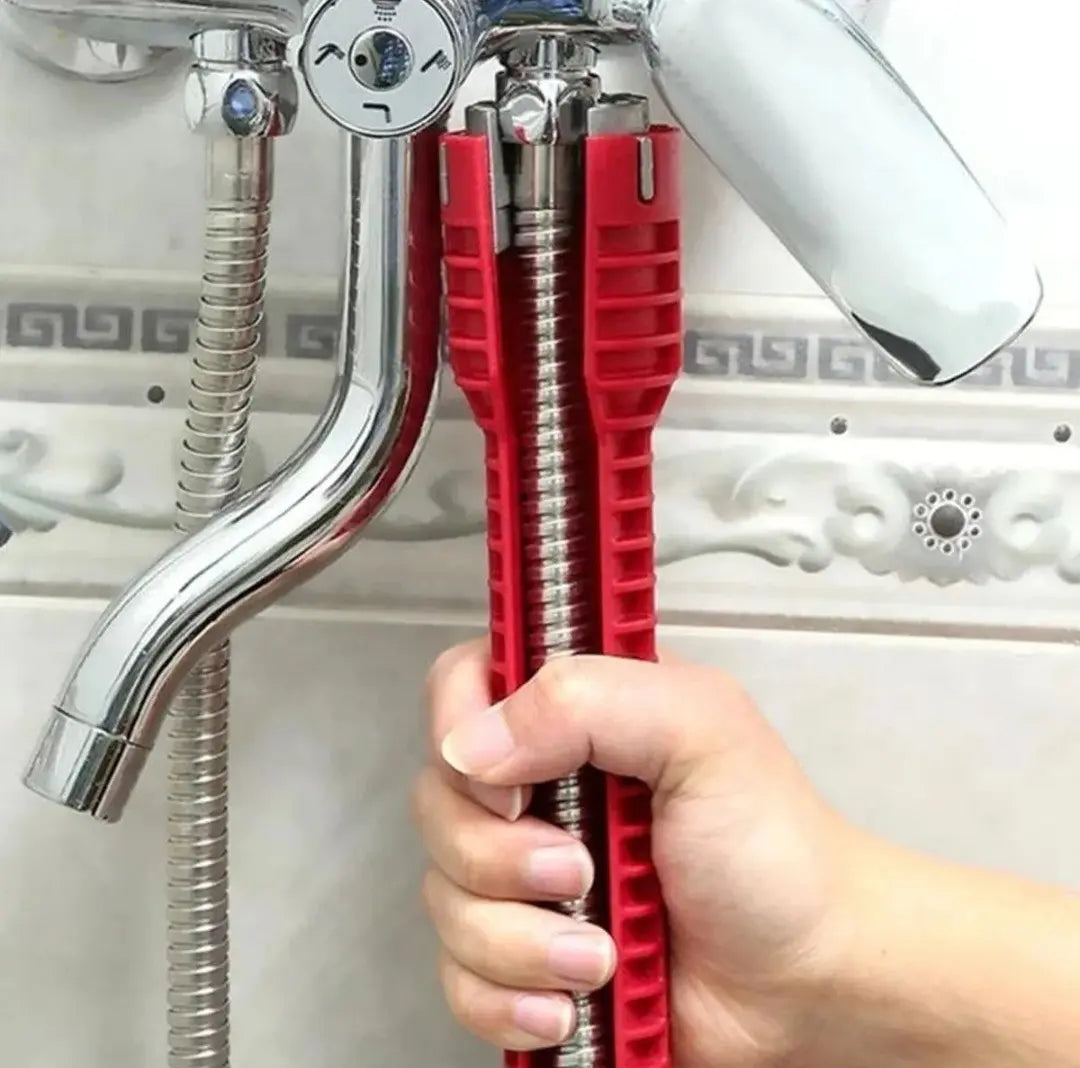Llave Multifuncional 8 En 1 Gasfiter Plomero Lavaplato Baño
