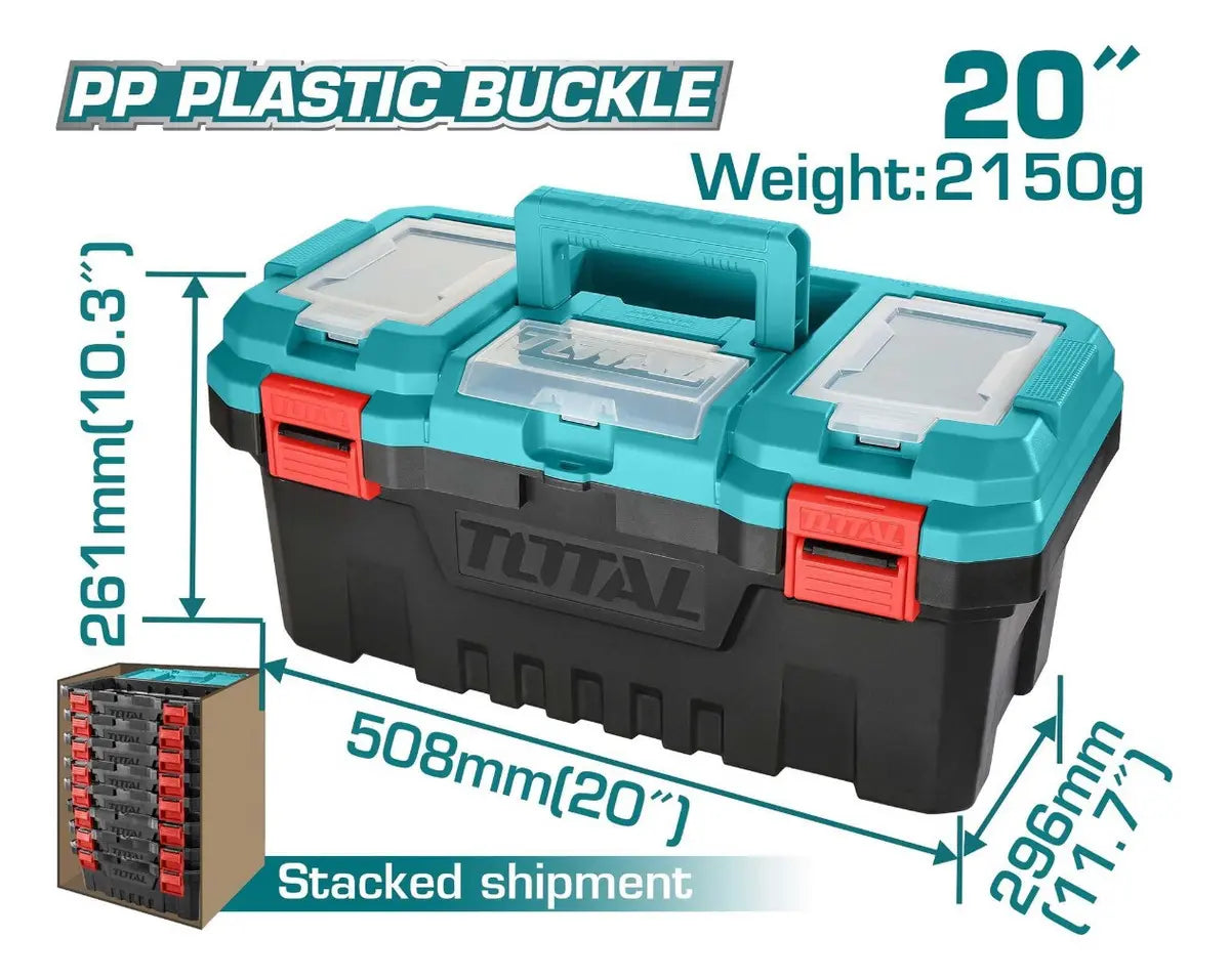 Caja Organizadora Porta Herramienta Plastica 20 Pulg Total