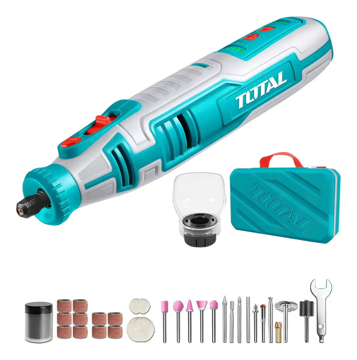 Herramienta Rotativa Mini Torno Multiuso+67 Acc 8v Total