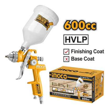 Pistola Rociadora De Aire Para Pintar Neumática 600cc 1.4mm