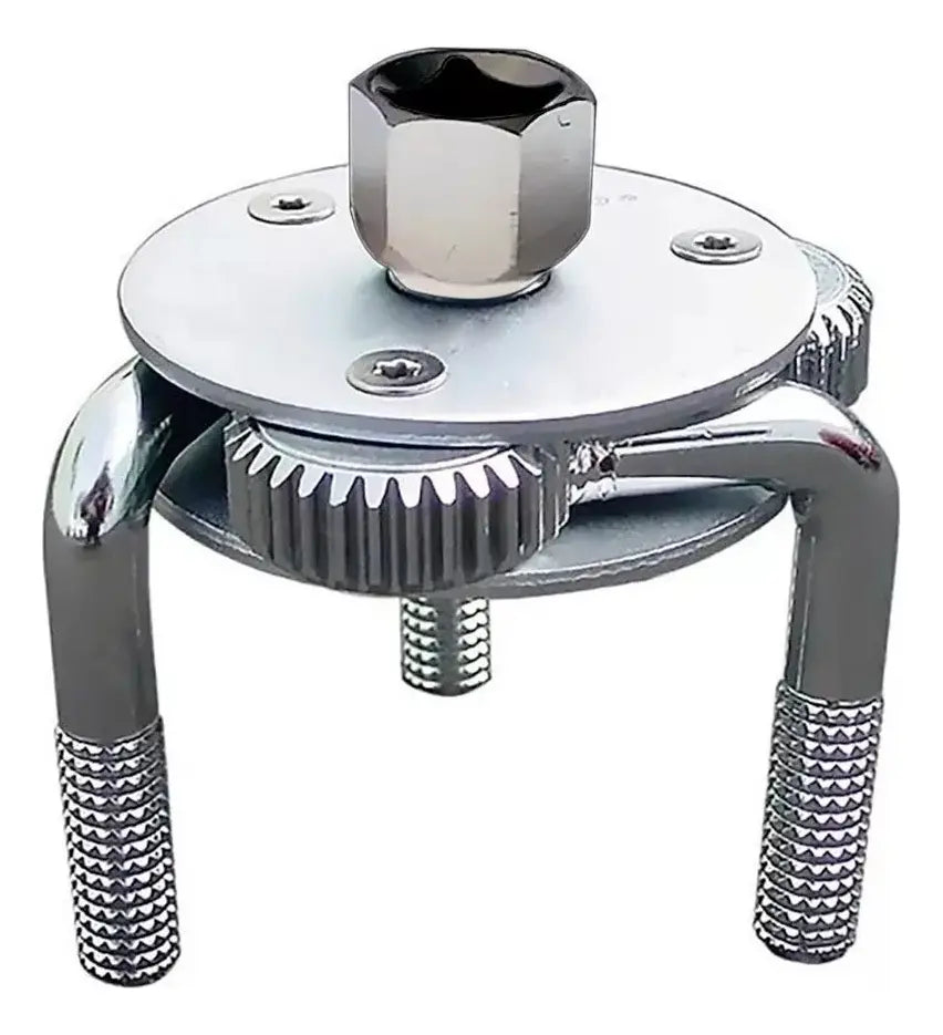 Llave Saca Filtro De Aceite Tipo Araña Universal 65 A 110mm