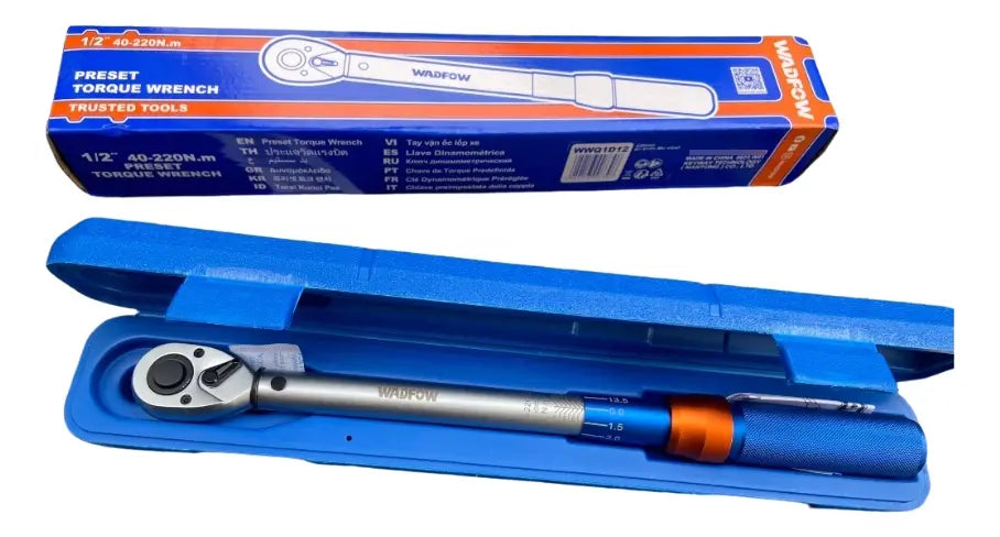 Torquímetro De Safe 1/2 40-220 Nm Wadfow Wwq1d12