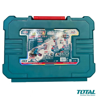Kit Total 20v Taladro Amoladora Y Llave De Impacto 2 Baterias Tosli241291 Premium By Master Prox