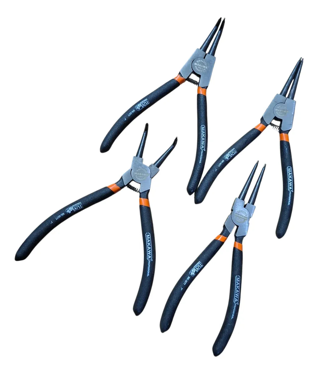 Set Juego Kit De Alicates Sacaseguros 7 Pulgadas Mk-0577