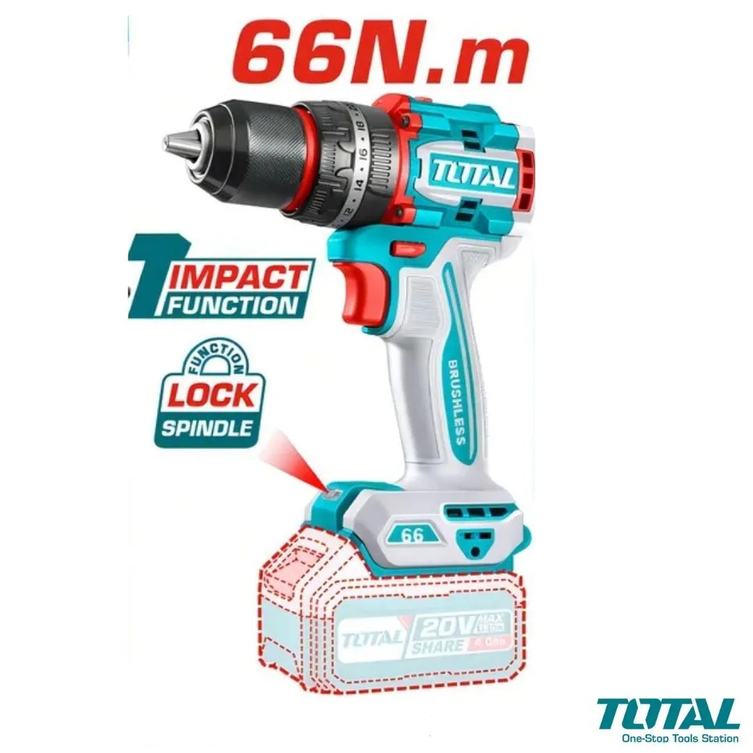 Kit Total 20v Taladro Amoladora Y Llave De Impacto 2 Baterias Tosli241291 Premium By Master Prox