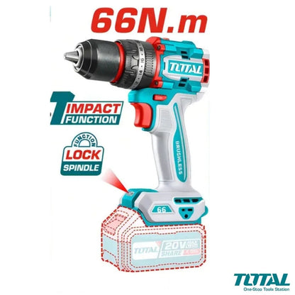 Kit Total 20v Taladro Amoladora Y Llave De Impacto 2 Baterias Tosli241291 Premium By Master Prox