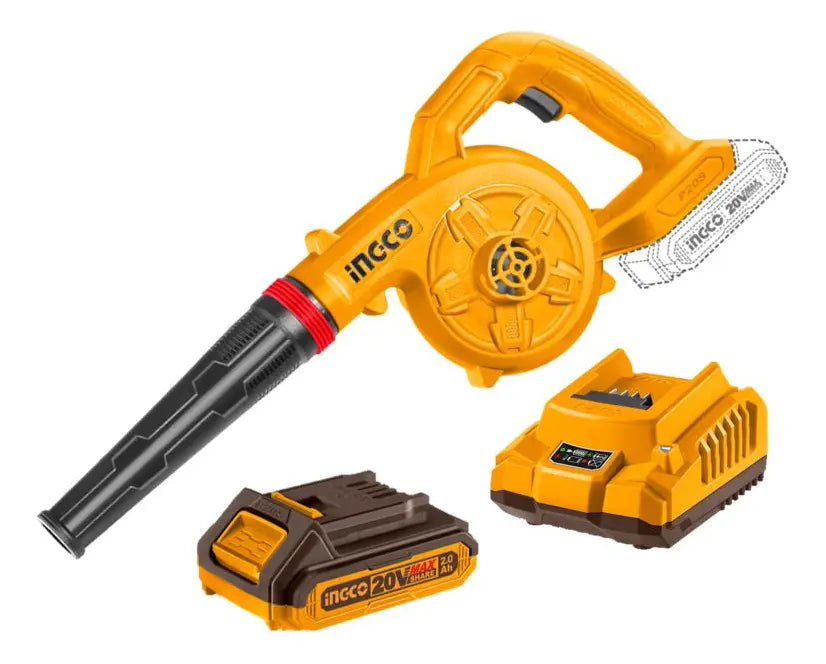 Sopladora Inalámbrica 2 En 1 + Batería 2ah + Cargador Ingco