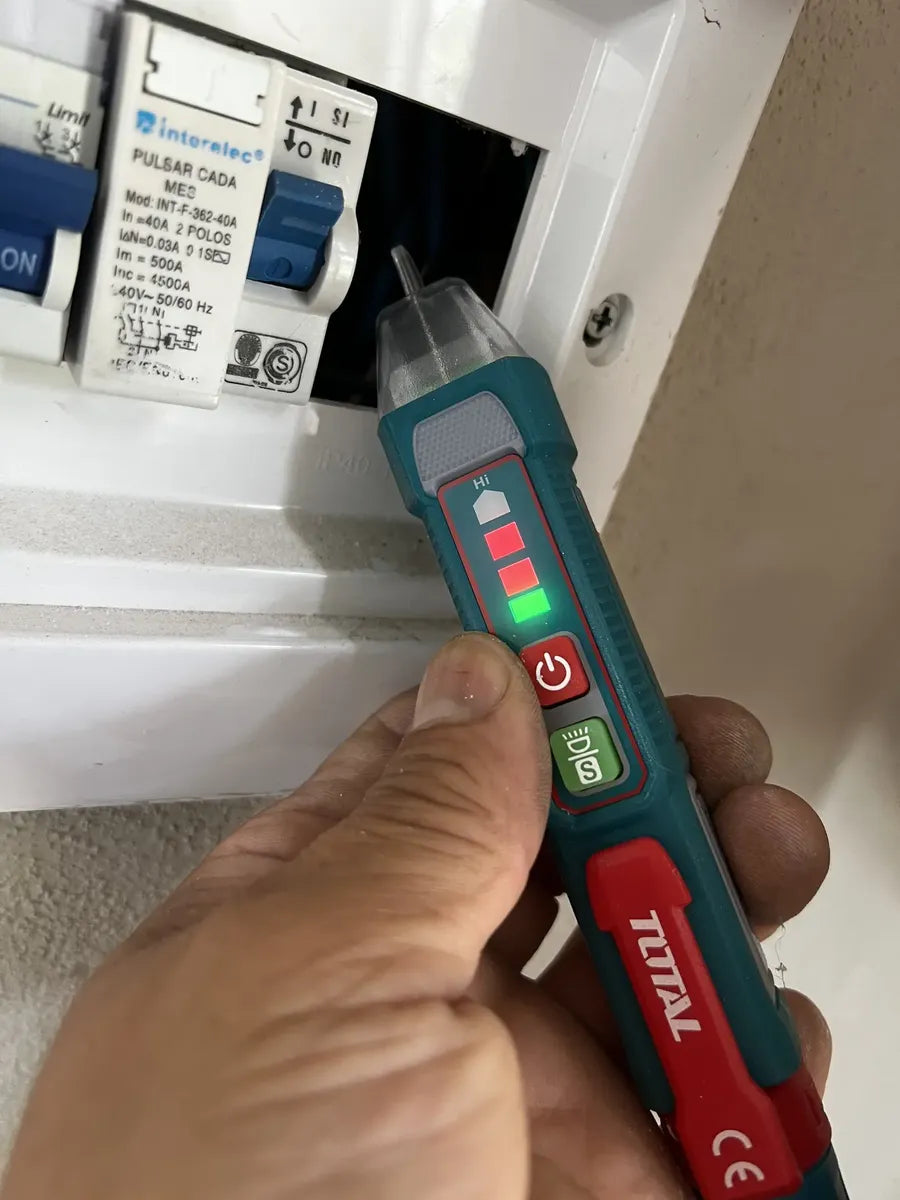 Tester Sensor Detector Lapiz Voltaje 12v /1000v Total Turquesa