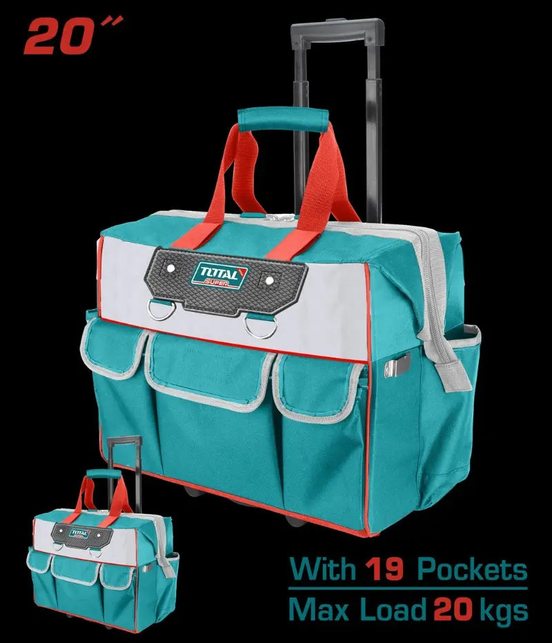 Bolso Herramientas Con Ruedas 20k St Total Tools Thrrtb2012