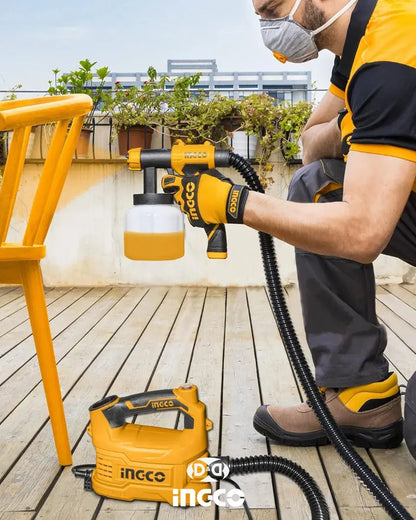 Pistola De Pintar Industrial Electrica Hvlp 550w Ingco
