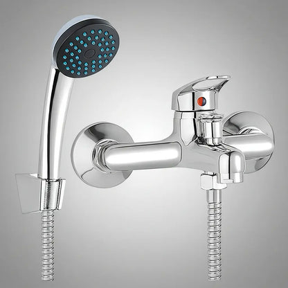 Monocomando Grifería Baño Cromo PMB Línea Cincinnati para ducha con tina