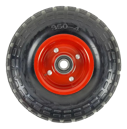 Rueda Para Yegua 10 Pulgadas 4.10/3.50-4 Caucho Maciza Eje16