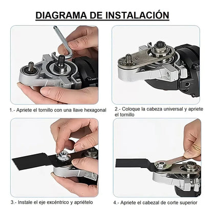 Adaptador Oscilante Multifuncional Para Esmeril Angular