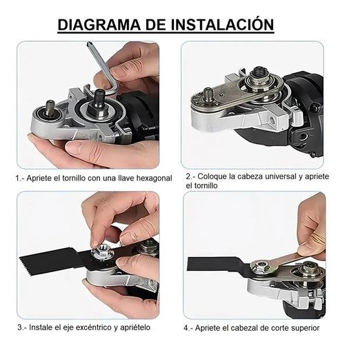 Adaptador Oscilante Multifuncional Para Esmeril Angular