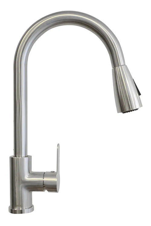 Llave Monomando Lavaplatos Extensible Cromada Moderna