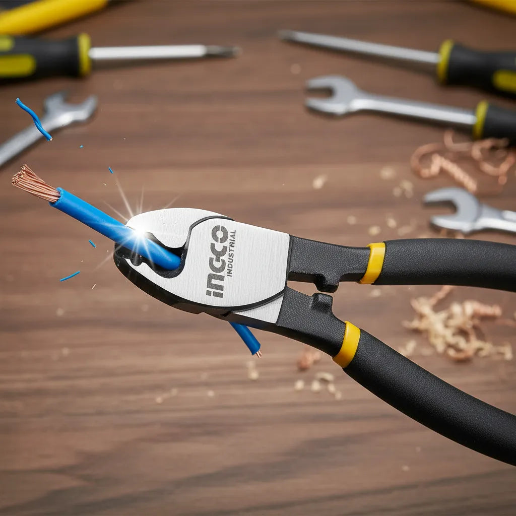 Alicate Corta Cables Ingco Industrial 200mm/8"