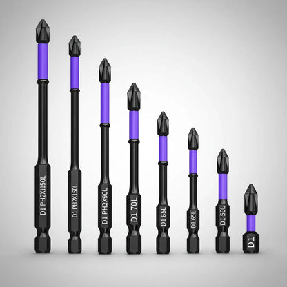 Set 6 Puntas De Impacto Magnéticas Ph2 S2 25 A 150mm