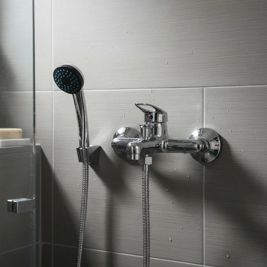 Monocomando Grifería Baño Cromo PMB Línea Cincinnati para ducha con tina