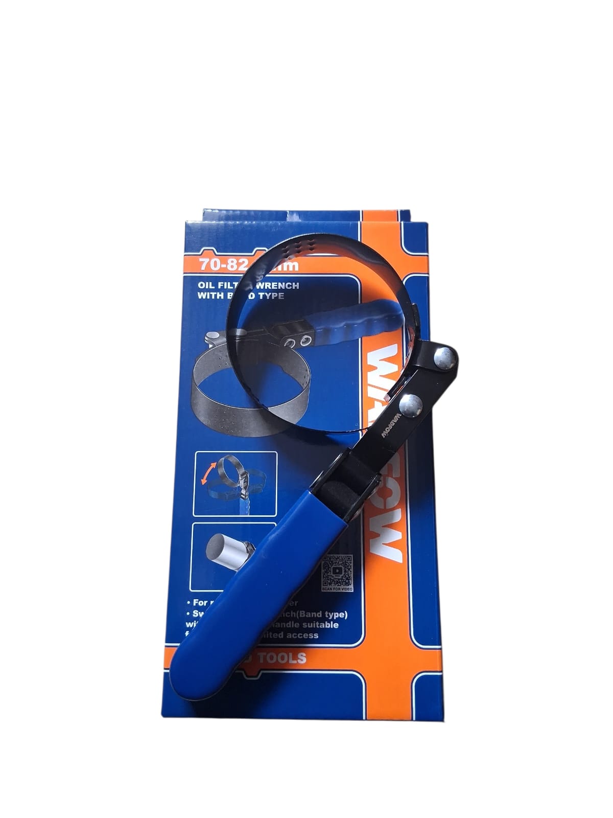 Llave Saca Filtro 70- 82.5 Mm Tipo Cinta Wadfow